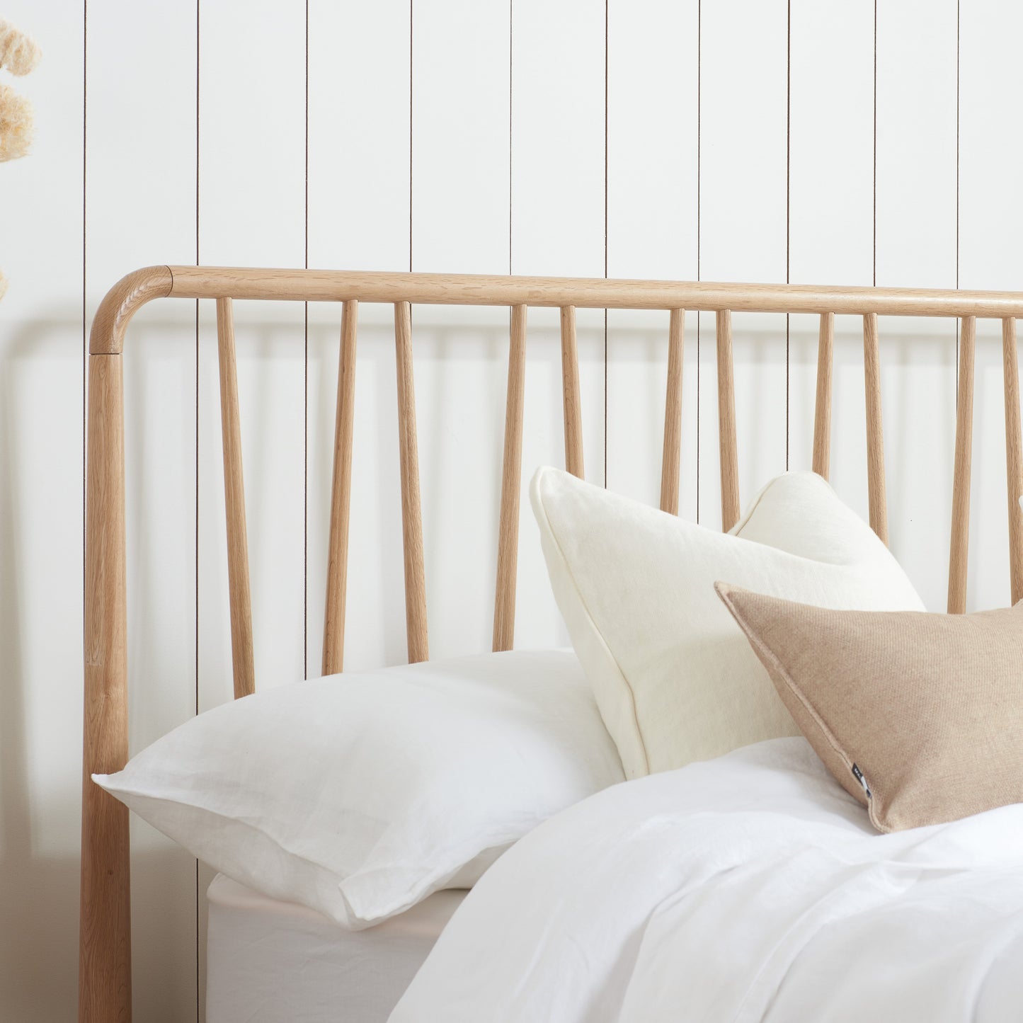 Jesper Scandi Oak King Bed + Bliss King Mattress