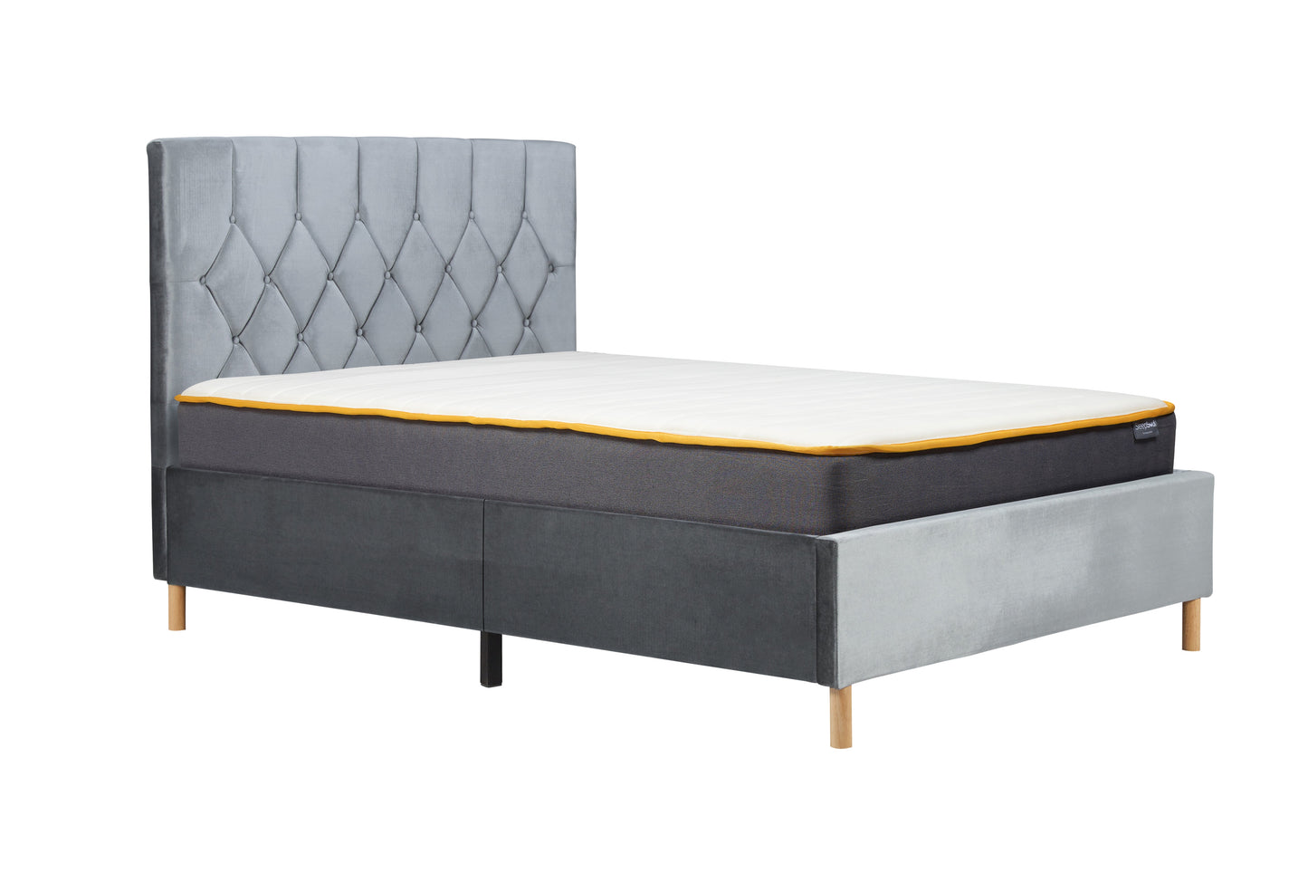 Loxley Grey King Bed