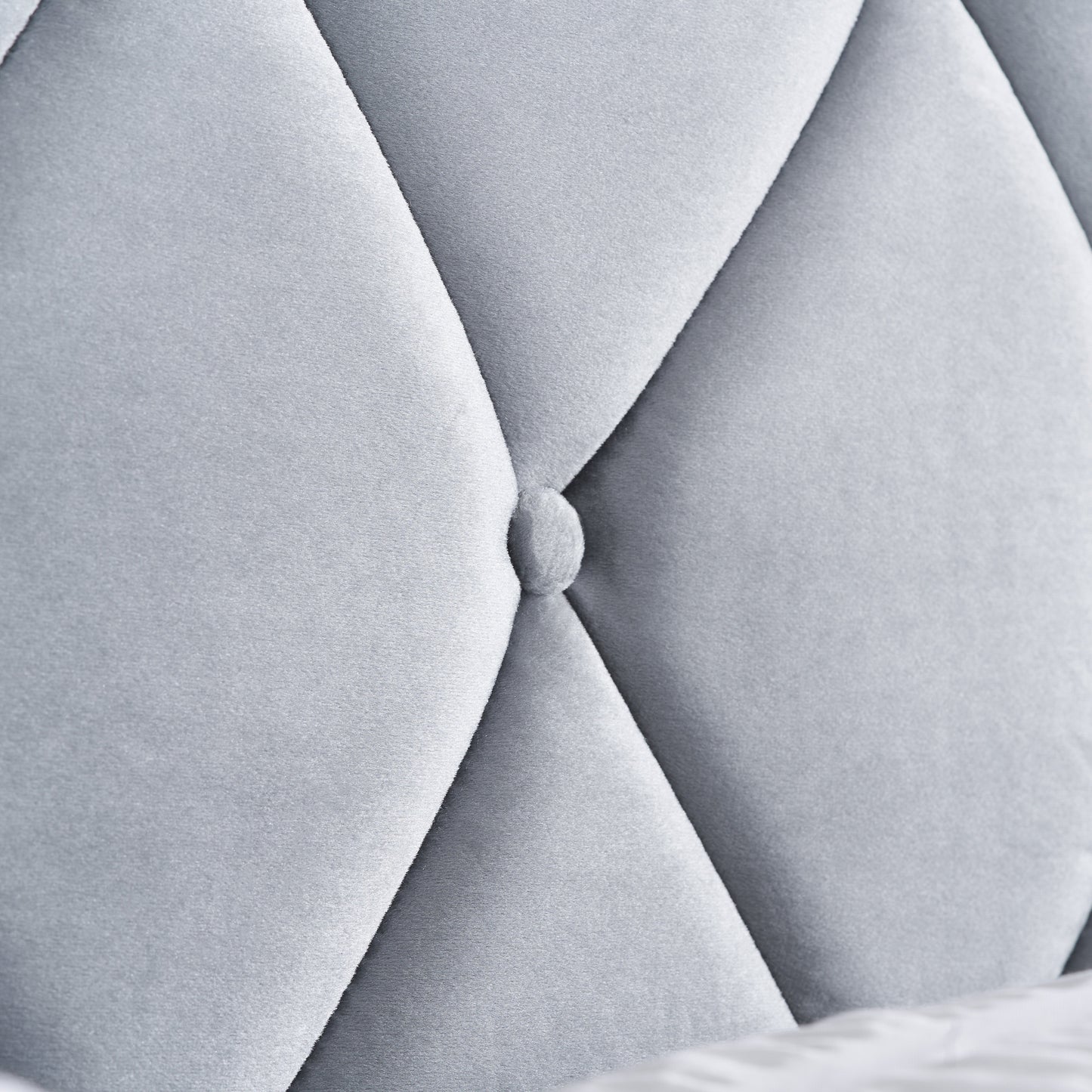 Loxley Grey Ottoman  Small Double Bed + Comfort Small Double Mattress