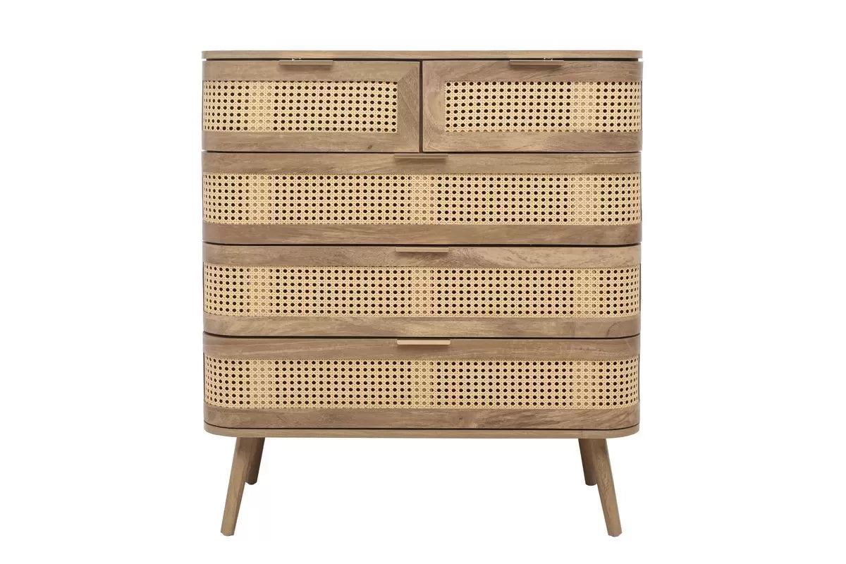 Noah Oak 5 Drawer Chest