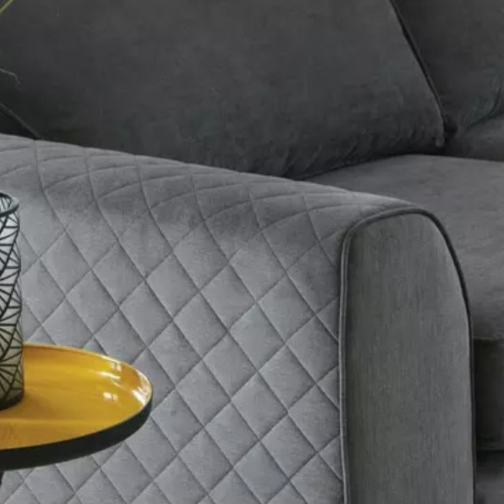 Oslo Grey Fabric Right Hand Corner Sofa