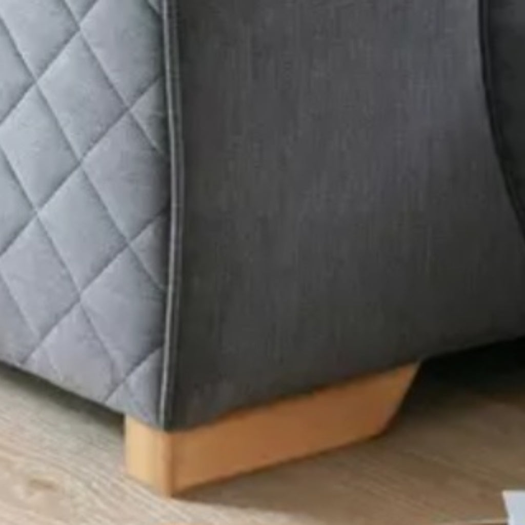 Oslo Grey Fabric Right Hand Corner Sofa