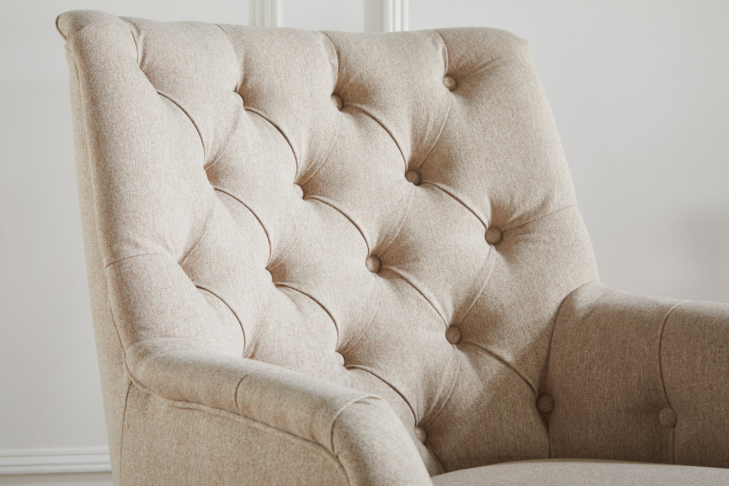 Penryn Wheat Fabric Accent Armchair ( Pack of two )