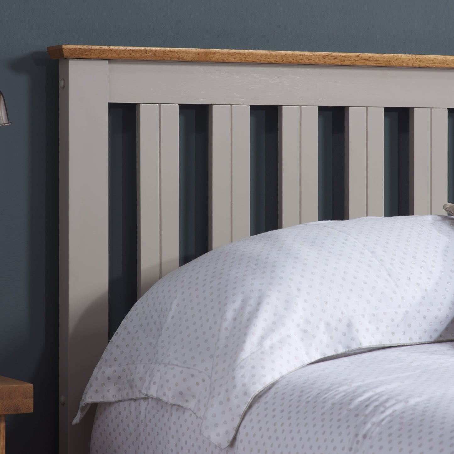 Pheonix Pearl Grey Ottoman King  Bed + Comfort King Mattress