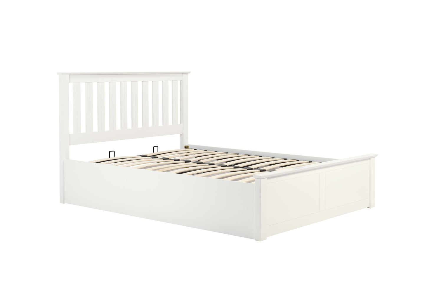 Pheonix White Ottoman Small Double Bed + Comfort Small Double Mattress