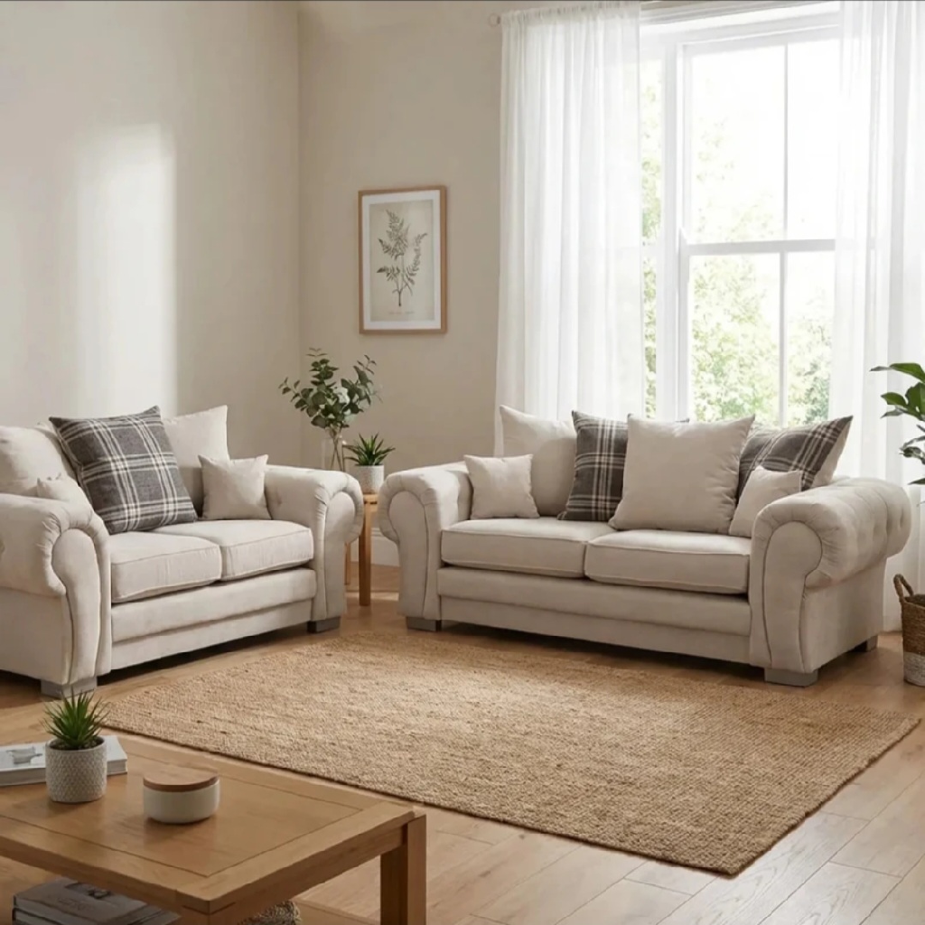 Serona Cancun Scatterback 3 + 2 Sofa Set