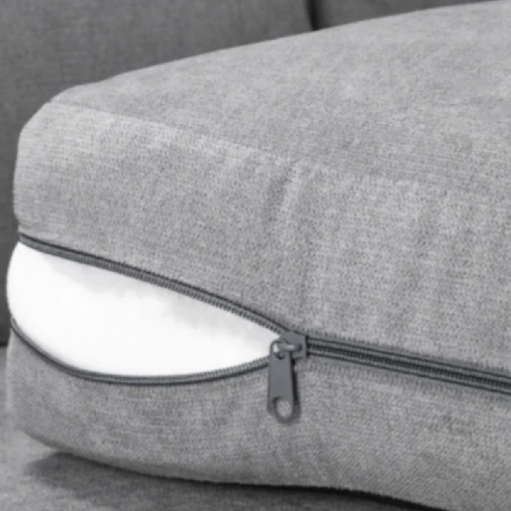 Serona Grey Fabric High Back 3+2 Sofa Set