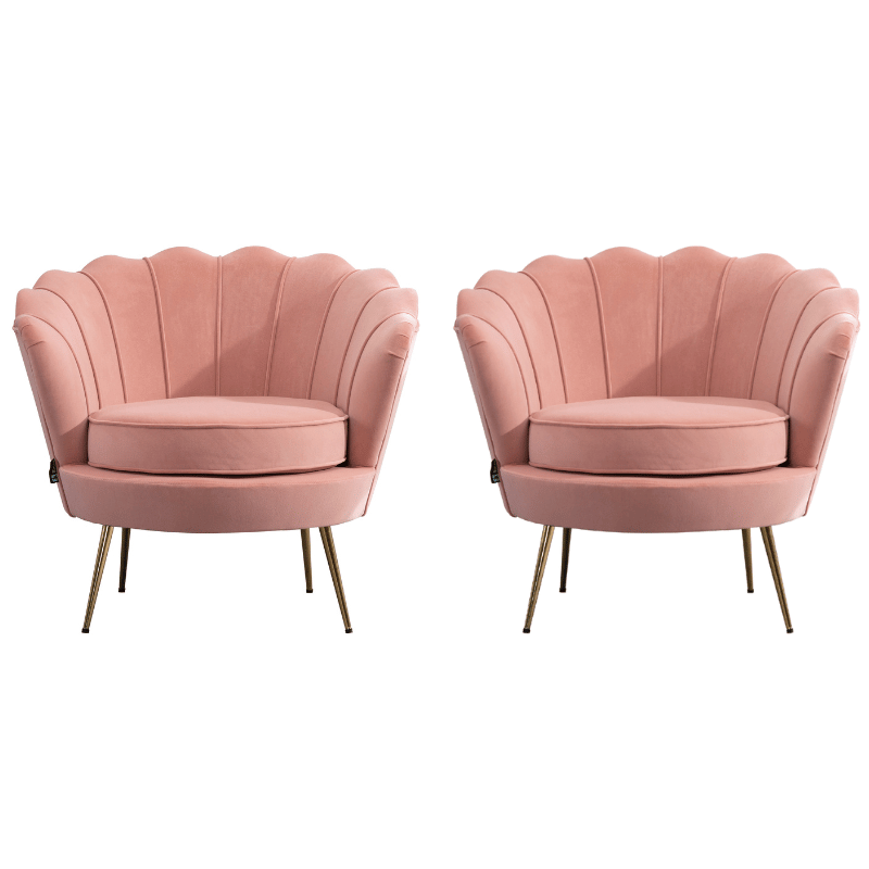Altarnun Pink Accent Chair ( Pack of two)