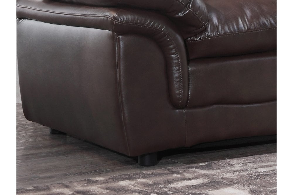 Ferona Brown Leather 2 Seater Sofa