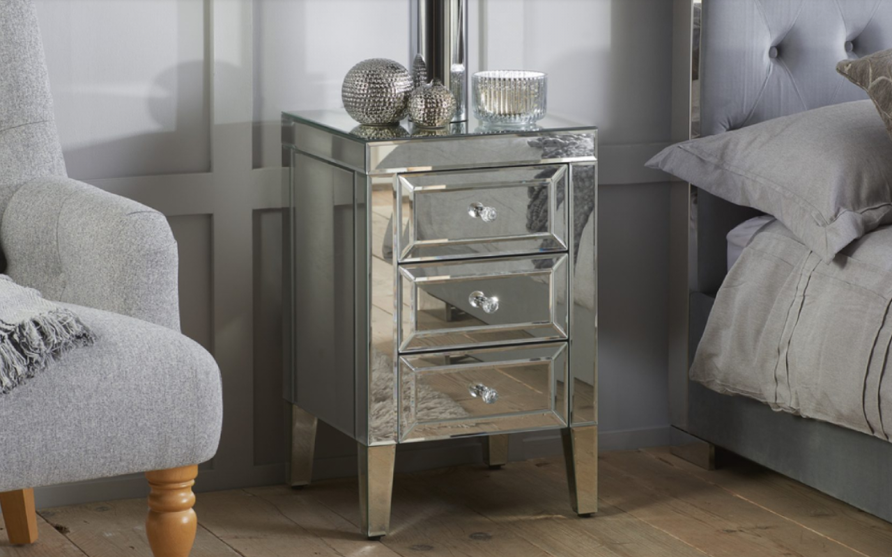 Valencia 3 Drawer Bedside